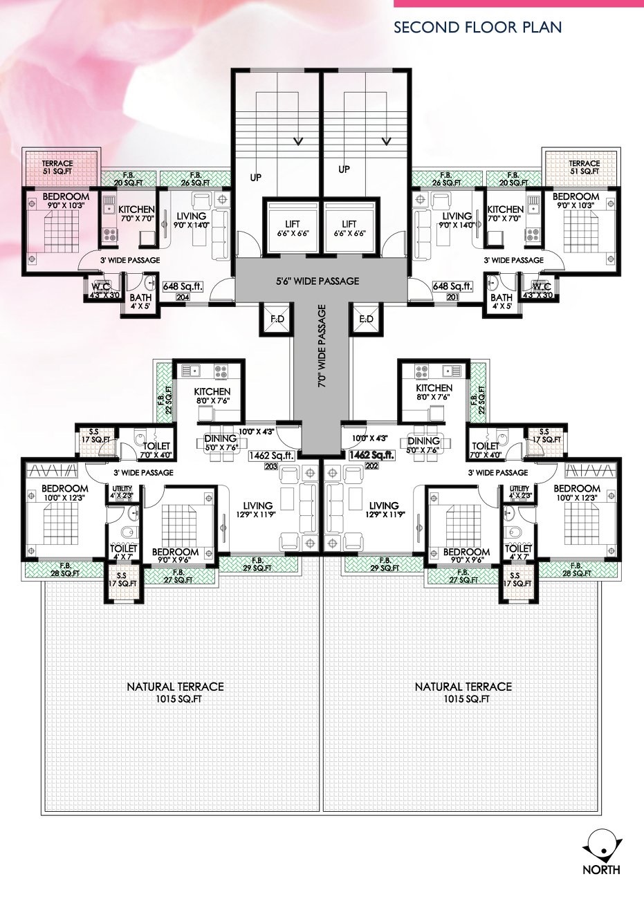 Ravechi Nirmal Heights Floor Plans