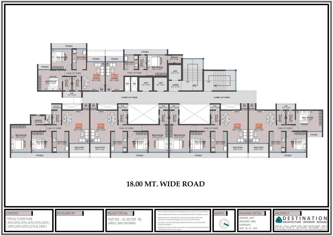 Ravechi Pyramid 24 Floor Plans