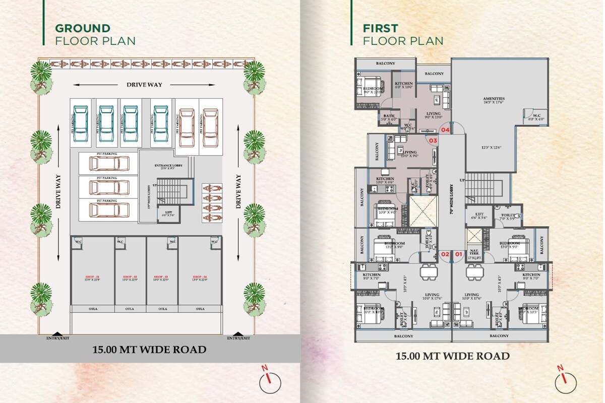 Reddys Pride Floor Plans 1