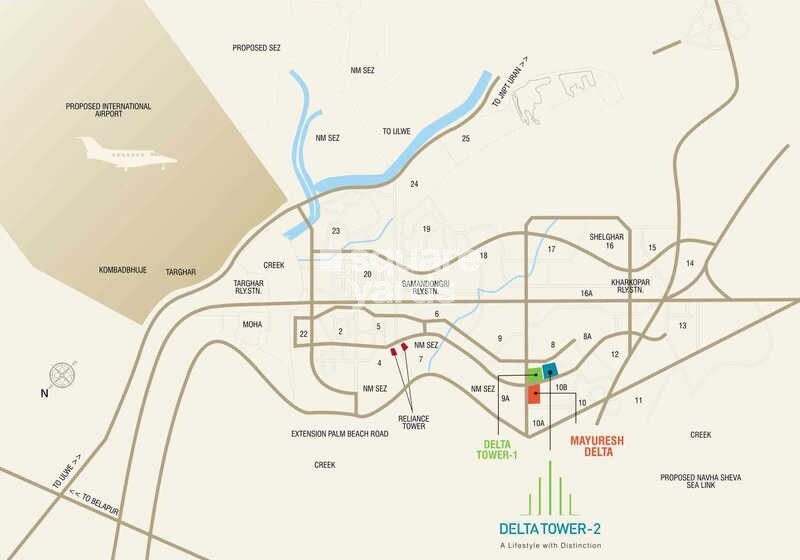 Rehab Balaji Delta Tower 2 Location Image