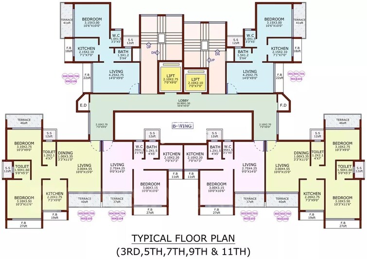 Riddhi Siddhi Heights Ulwe Floor Plans 1