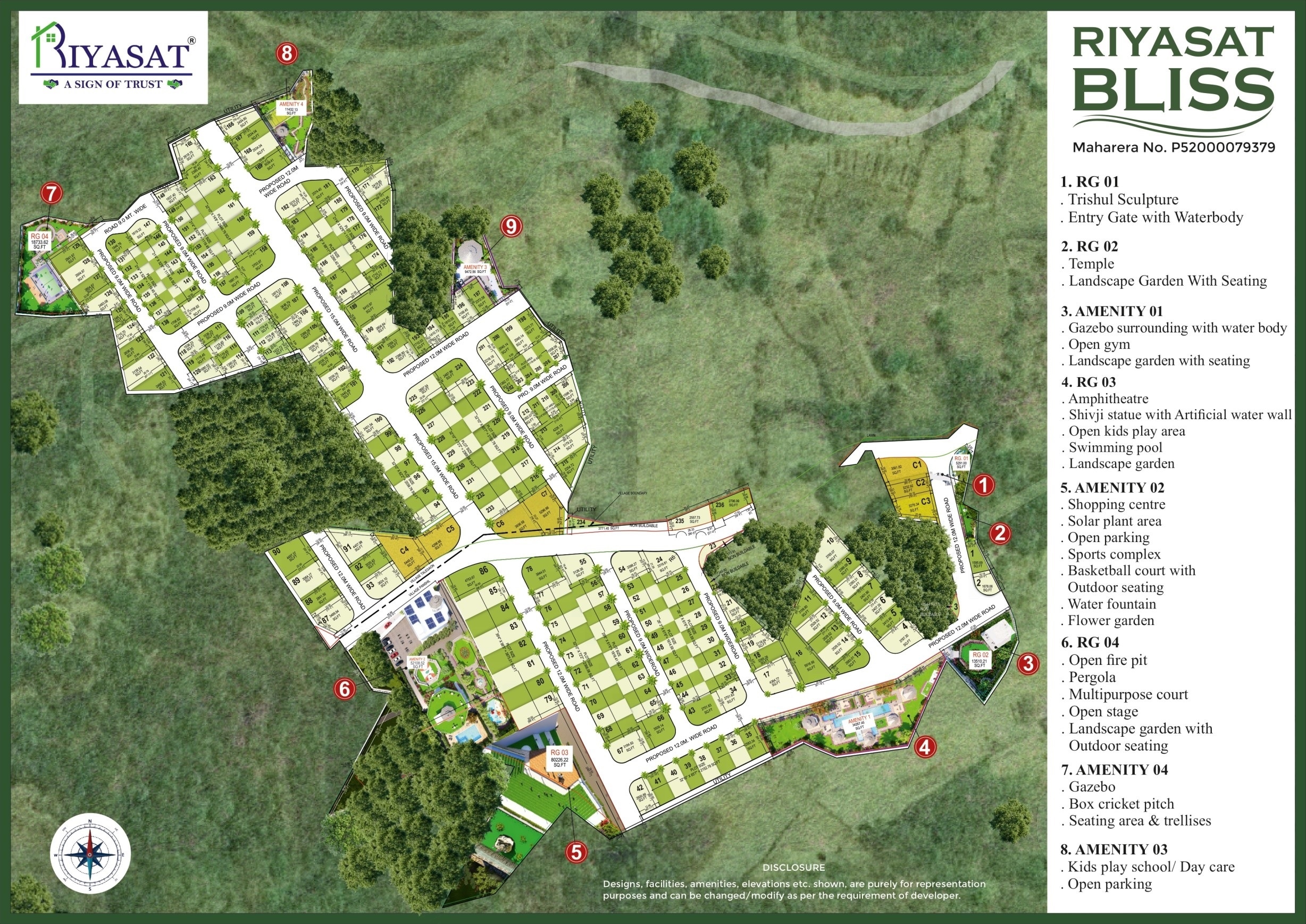 Riyasat Bliss Master Plan Image