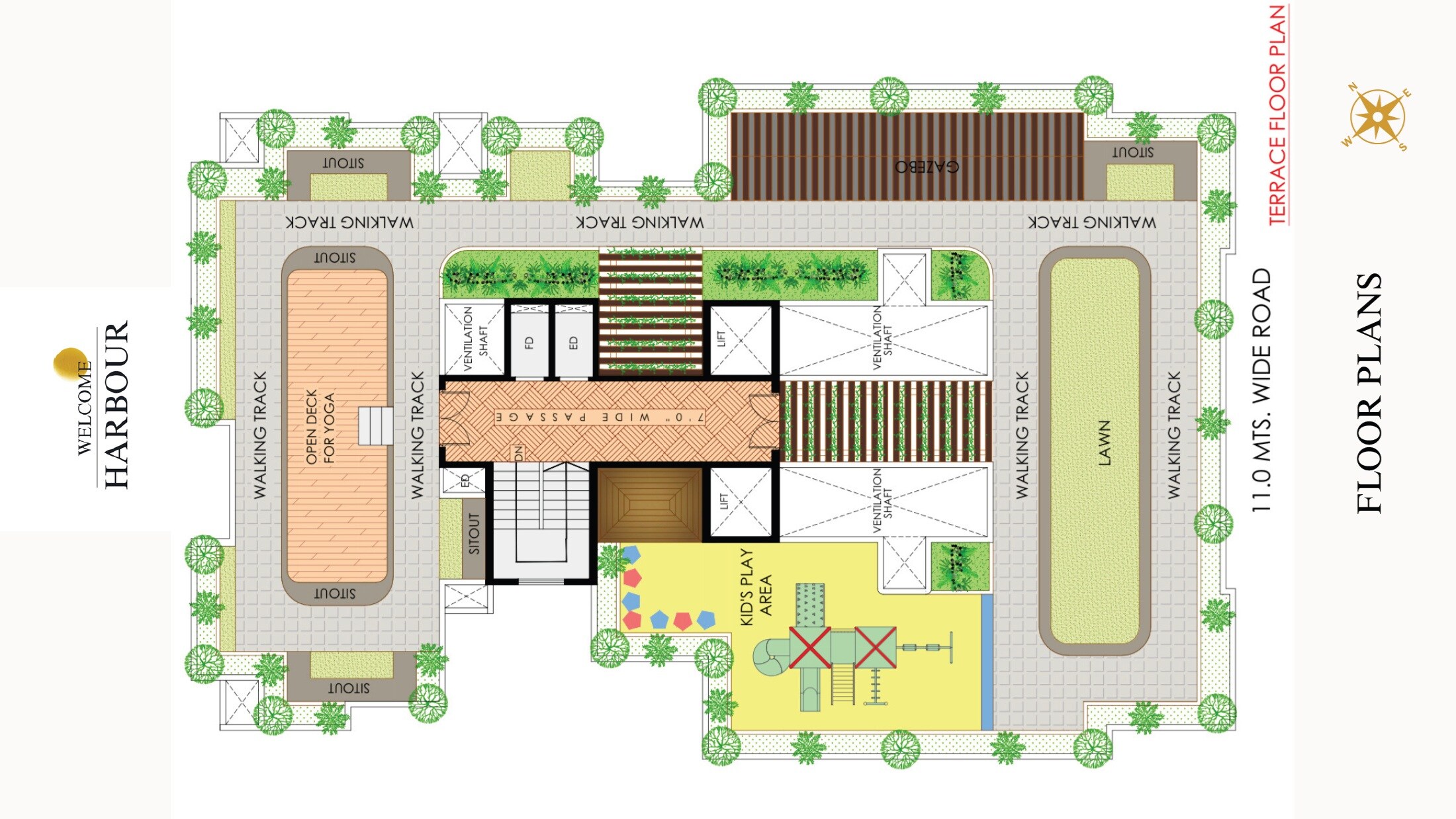 RK Welcome Harbour Floor Plans