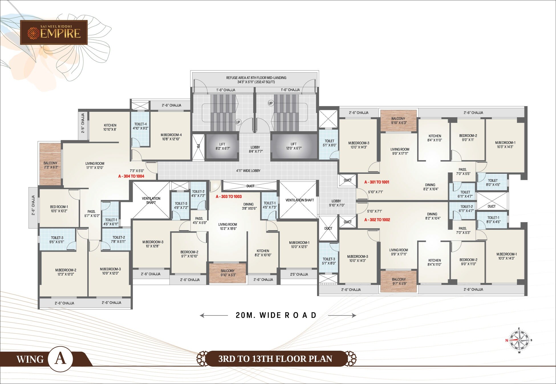 Sai Neel Riddhi Empire Floor Plans