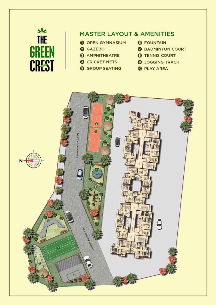 Sai Shradha The Green Crest Master Plan Image