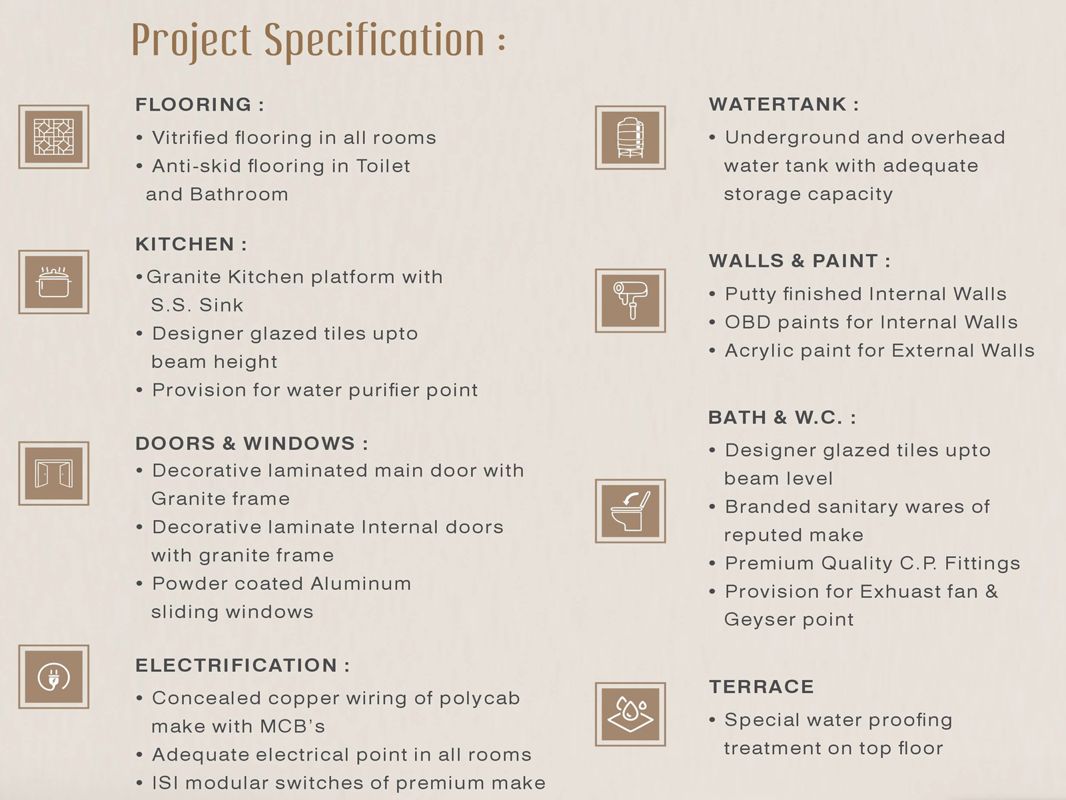 Sakha Jalaram Specification