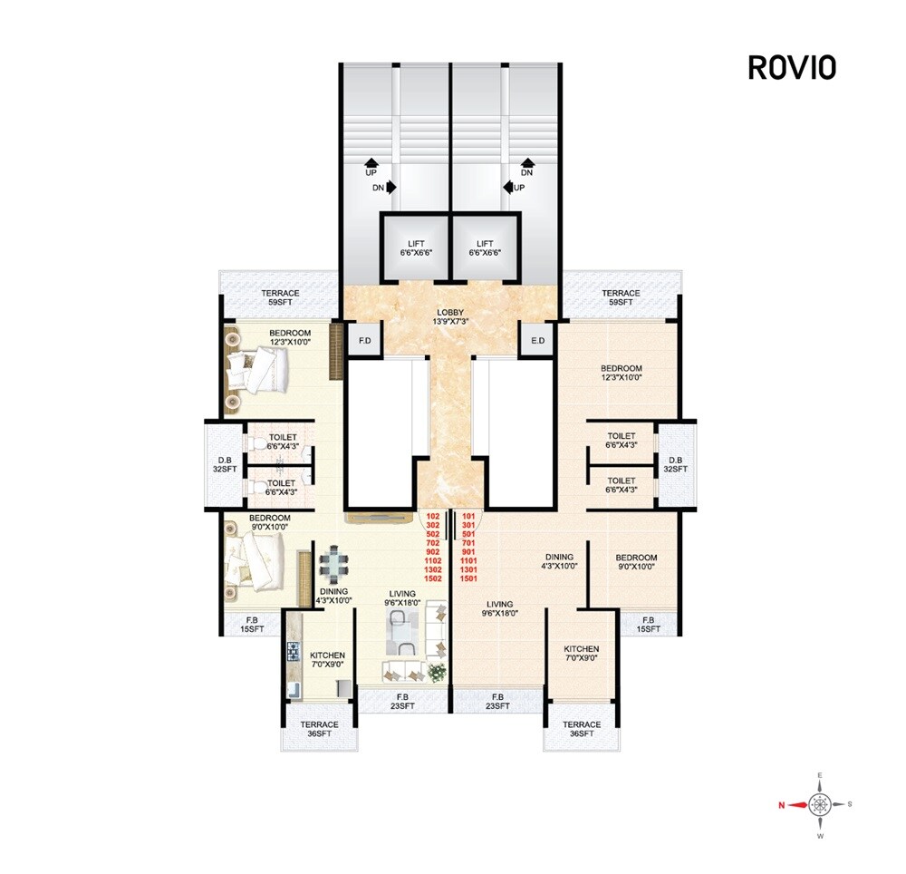Sanskriti Rovio Floor Plans