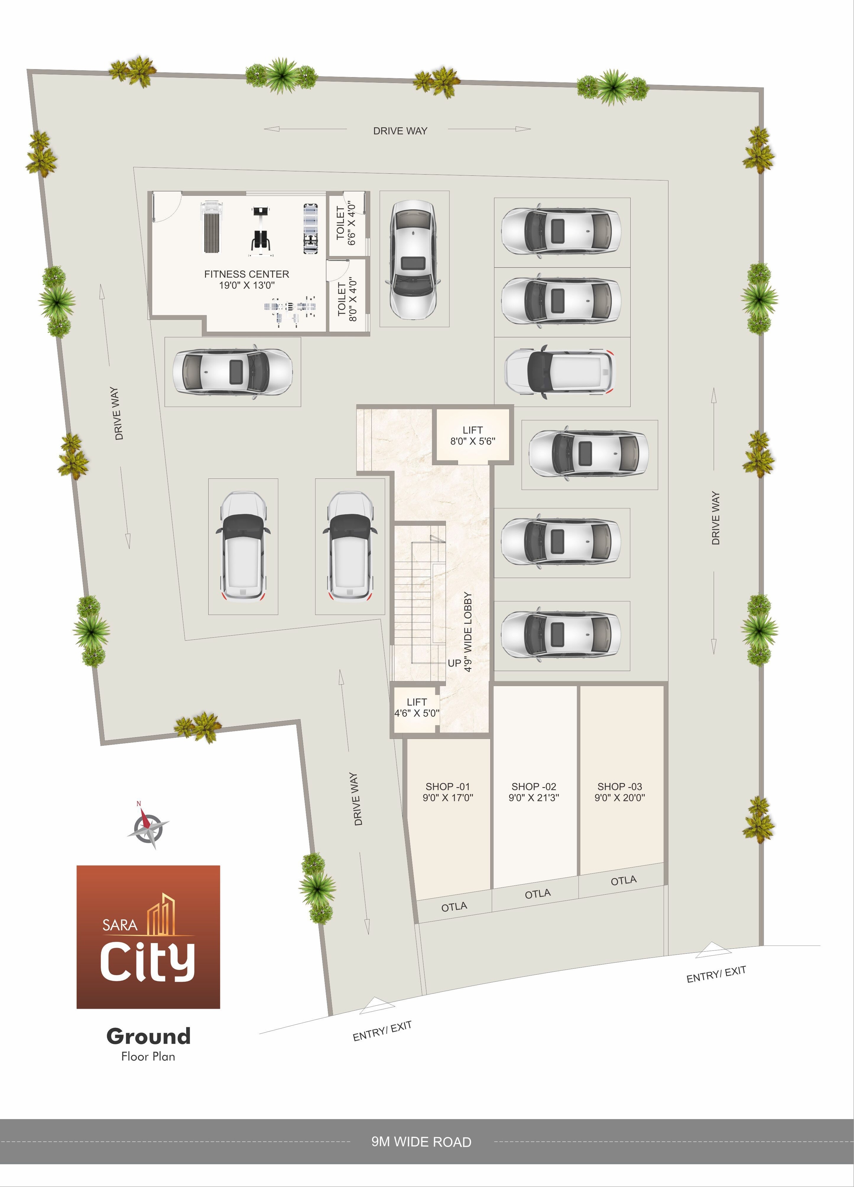 Sara City Taloja Floor Plans 2