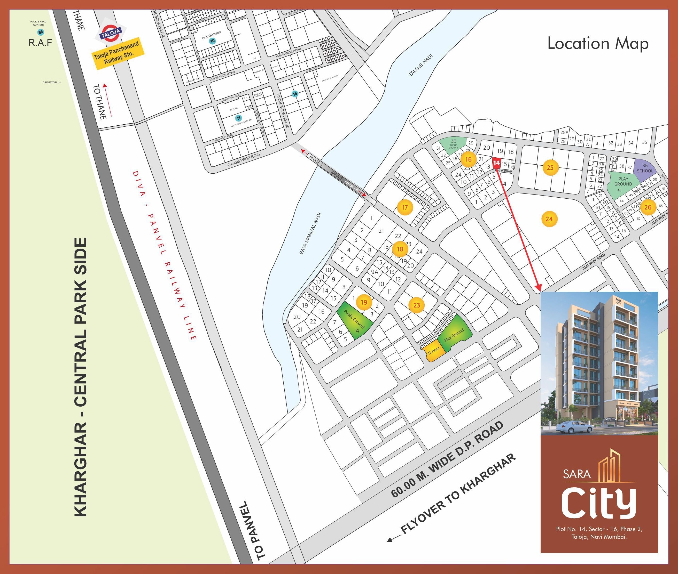 Sara City Taloja Location Image