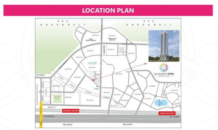 Satyam Alliaance Icon Location Image