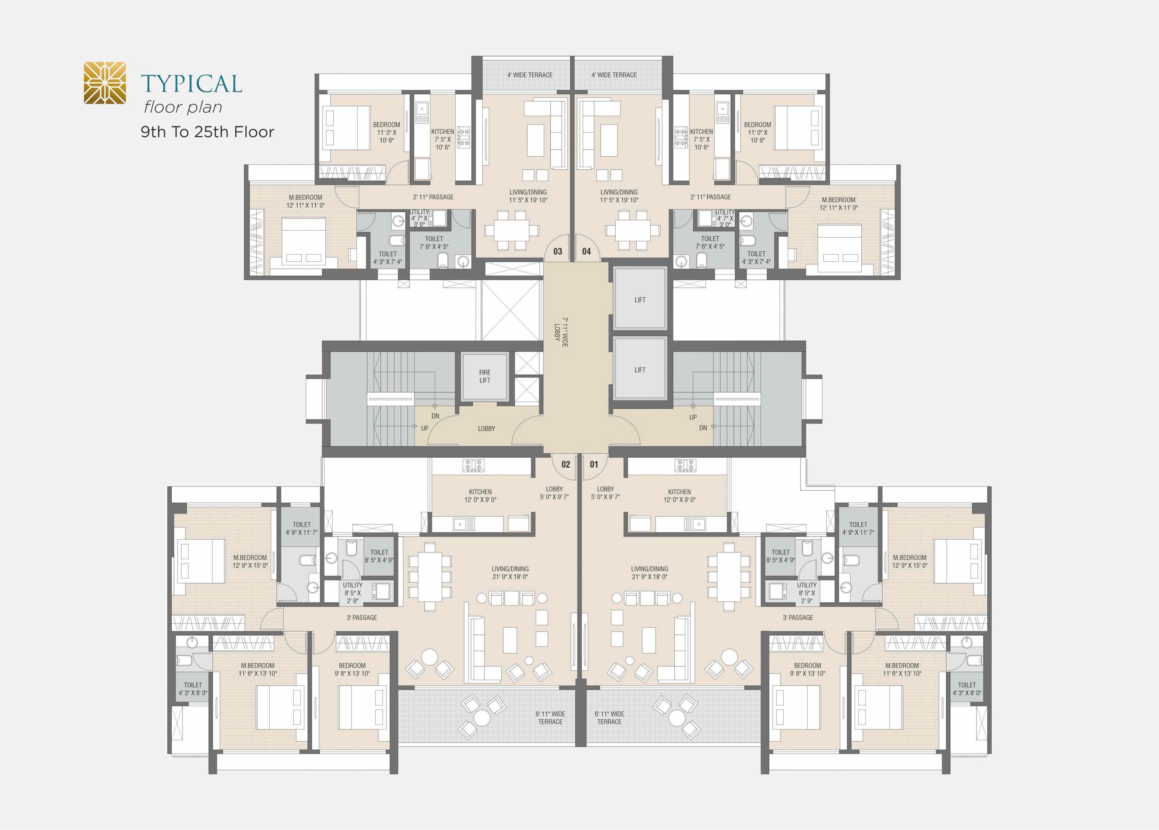 Satyam Altura Floor Plans