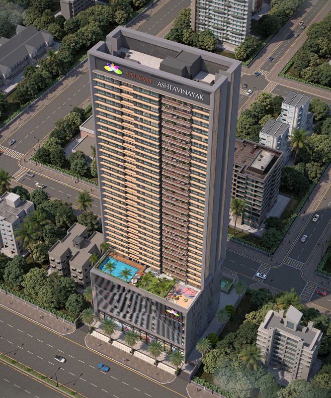 Satyam Ashtavinayak Tower View