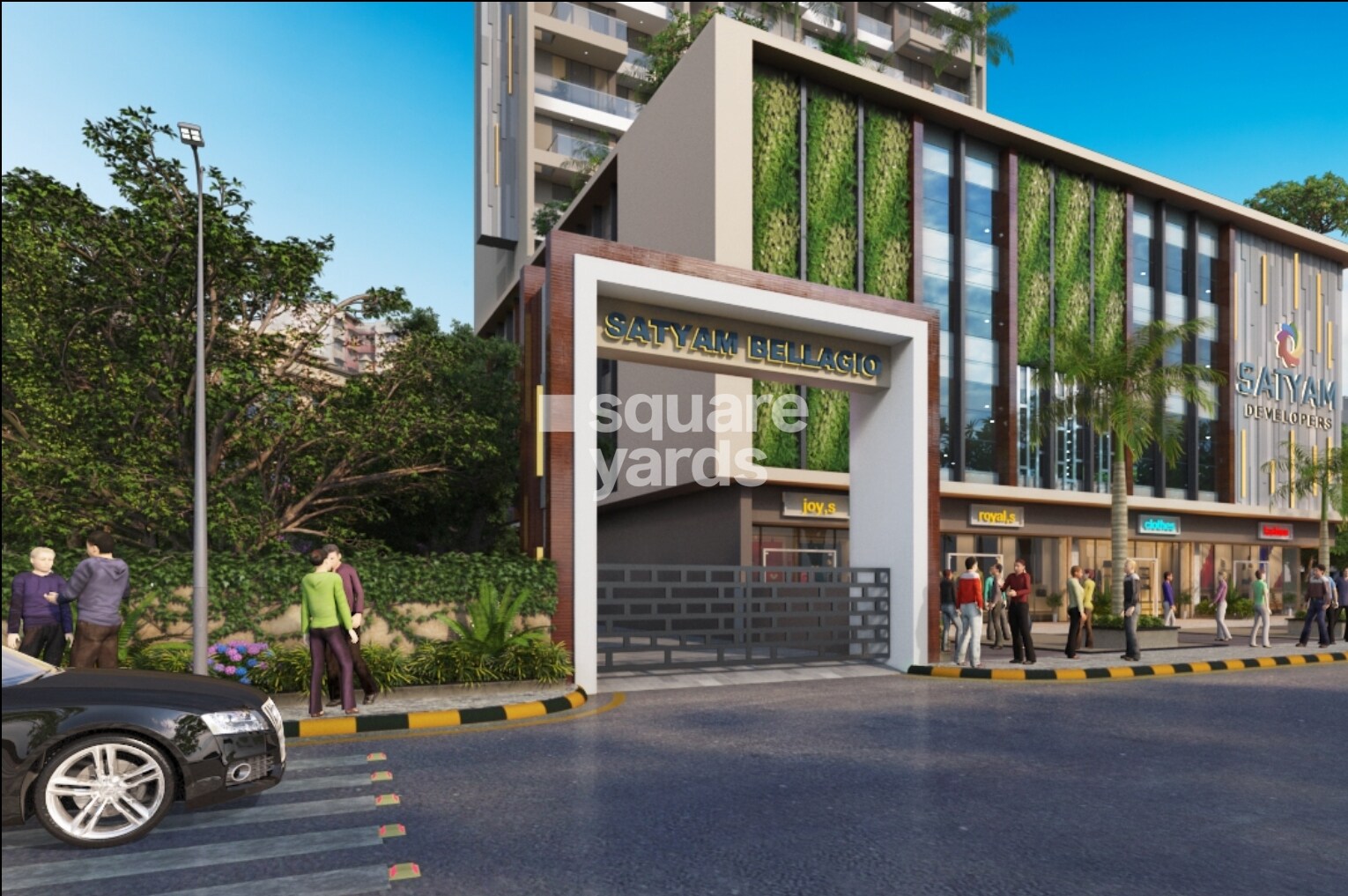 Satyam Bellagio Entrance View