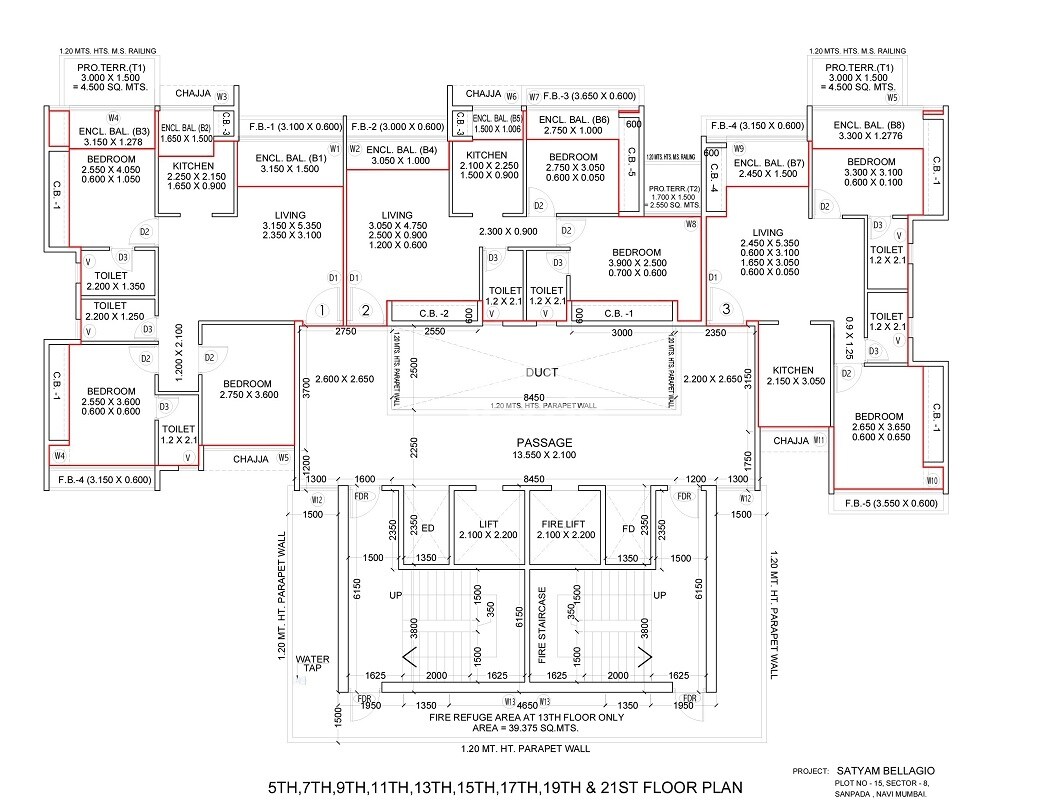 Satyam Bellagio Floor Plans