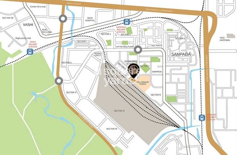 Satyam Bellagio Location Image