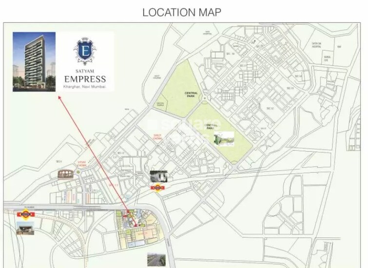 Satyam Empress Location Image