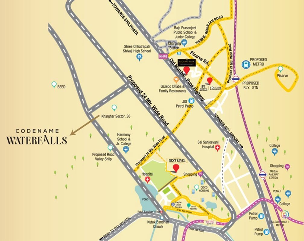 Satyam Grand Atlantis Location Image