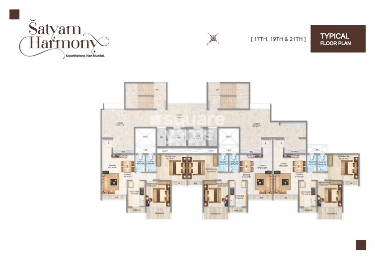 Satyam Harmony Kopar Khairane Floor Plans 3