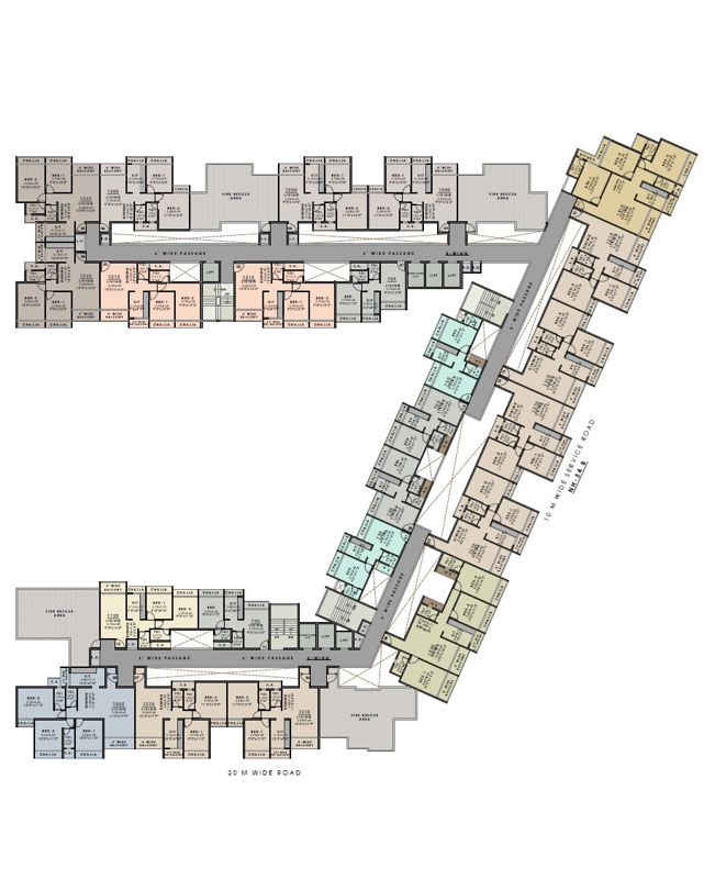 Satyam Heaven Floor Plans