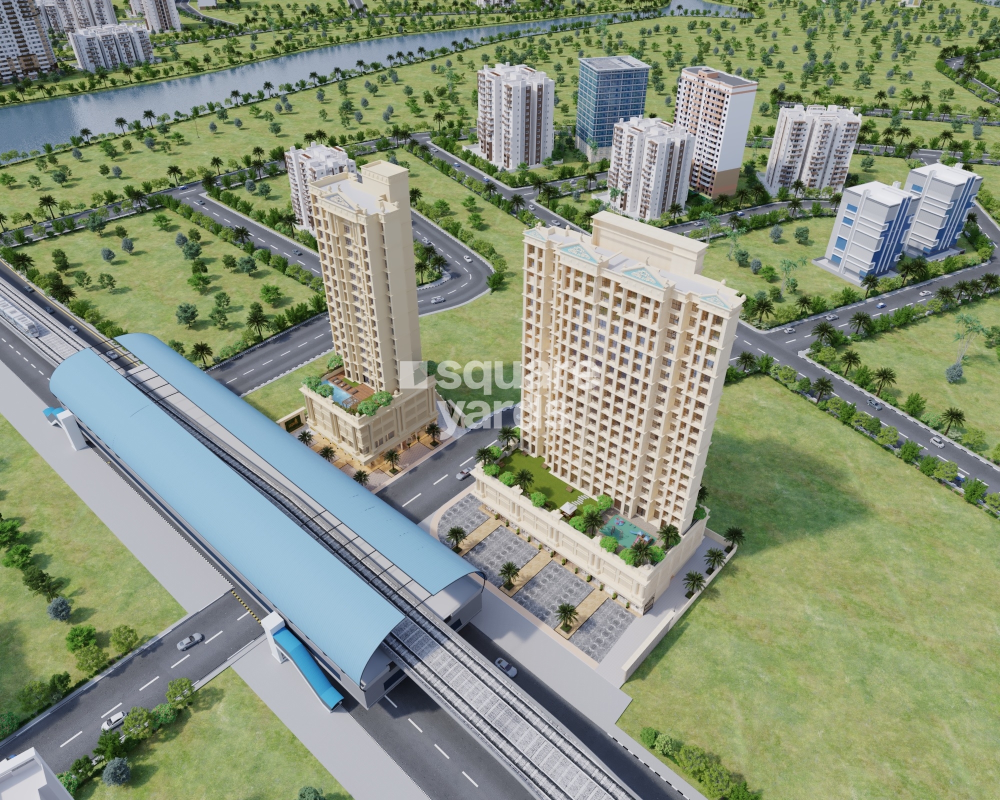 Satyam Imperia Phase 2 Tower View