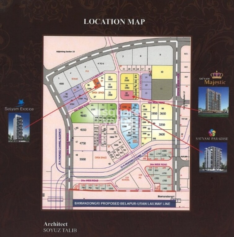 Satyam Majestic Location Image