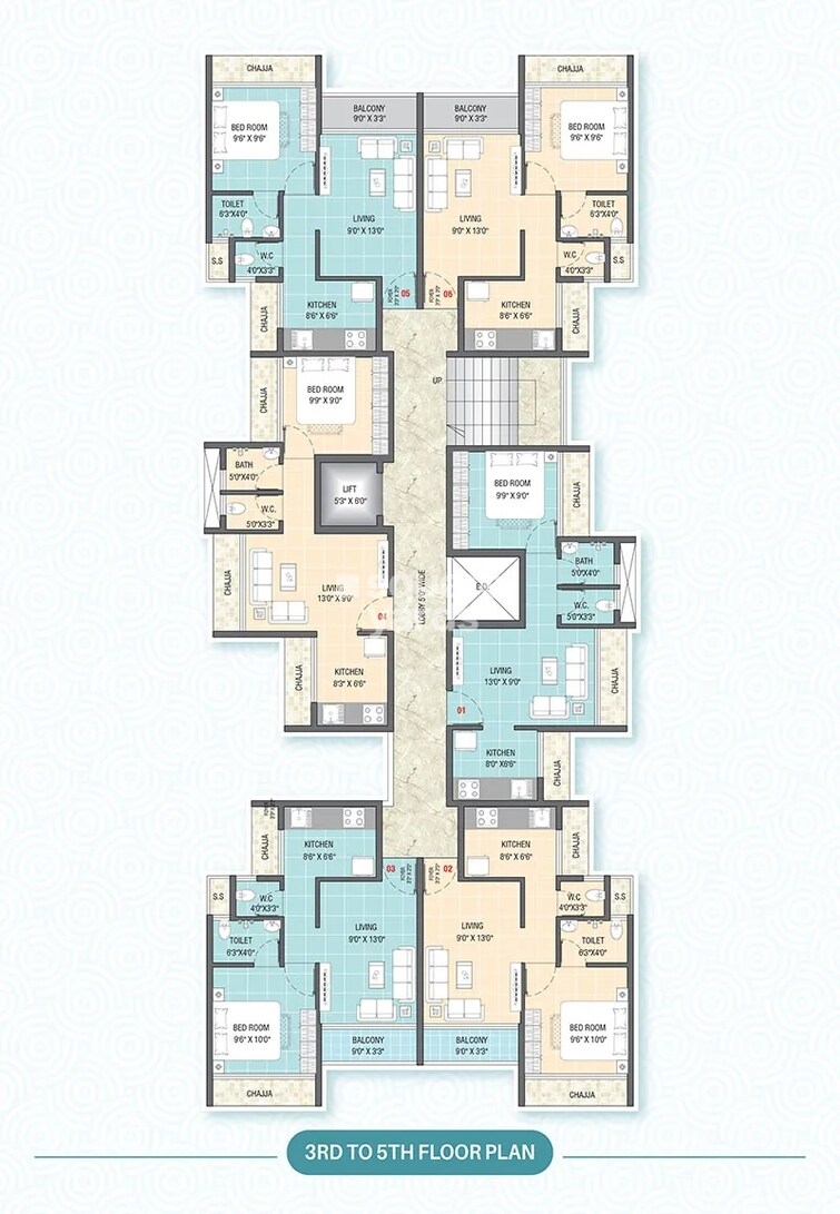 Satyam Precious Floor Plans 1