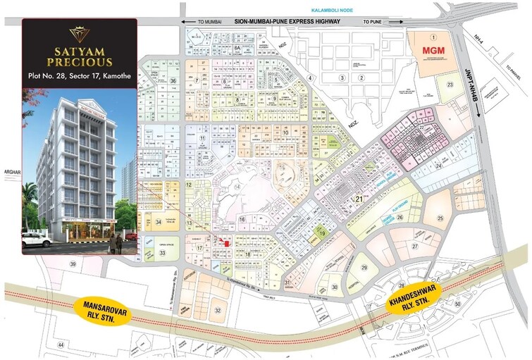 Satyam Precious Master Plan Image