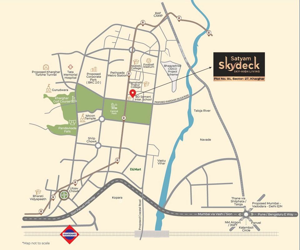 Satyam Skydeck Location Image