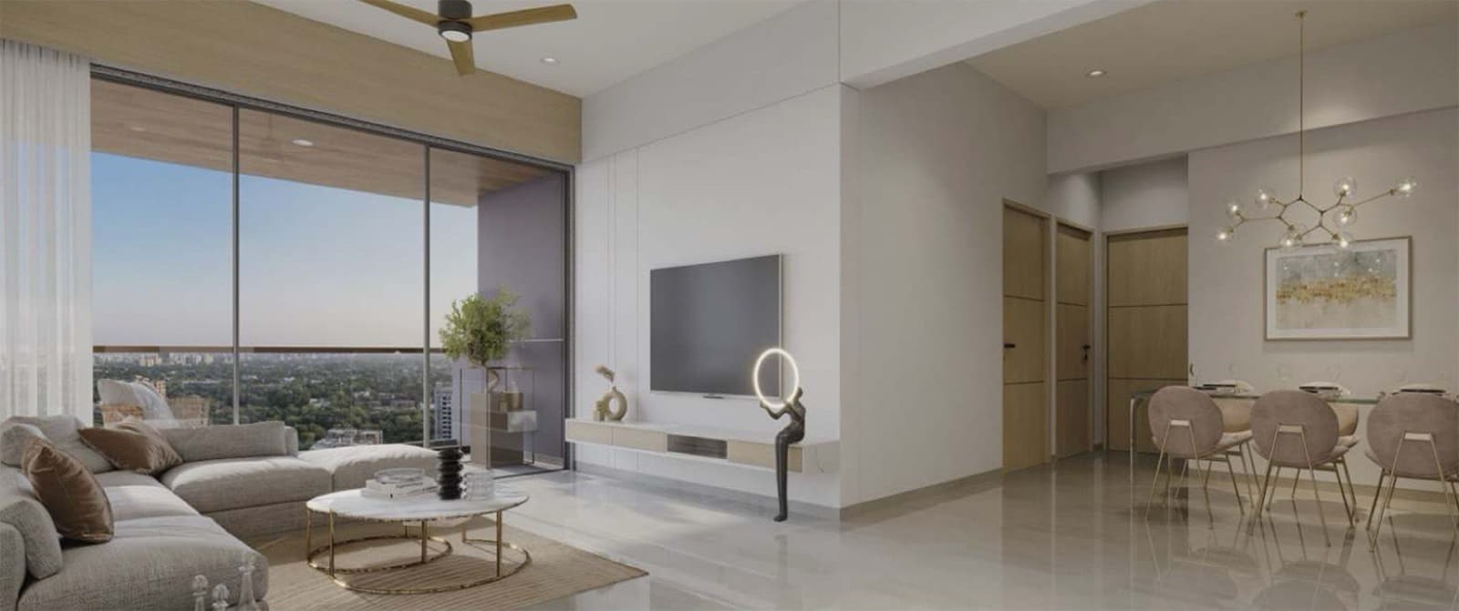 Satyam Stella Apartment Interiors