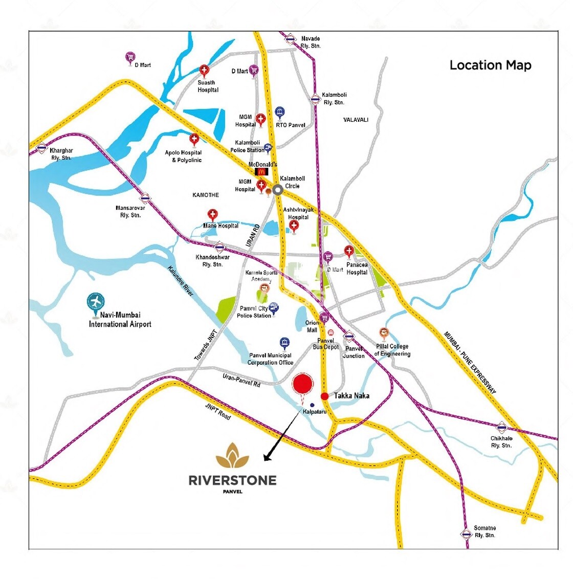 SB Riverstone Location Image