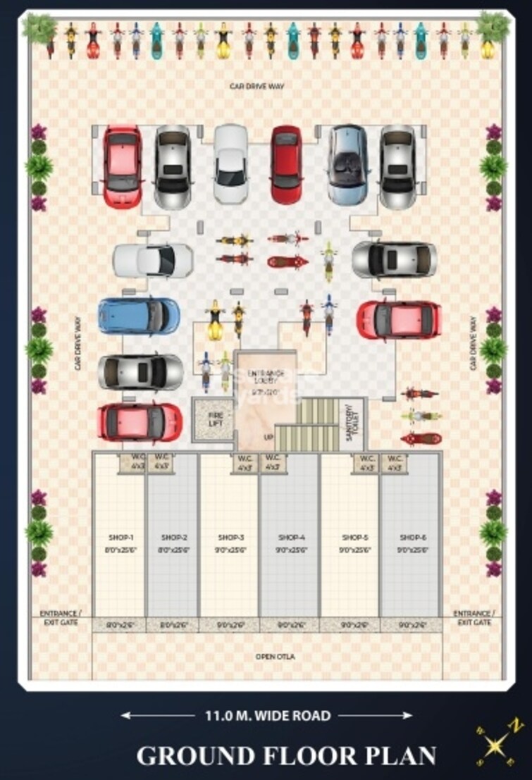 SG Ashtavinayak Diamond Floor Plans 1