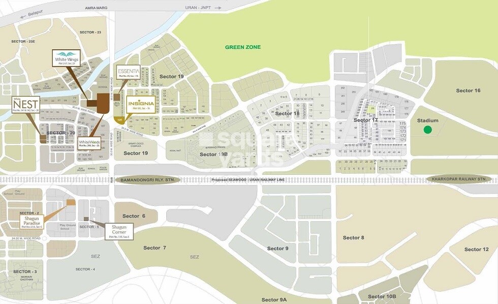 Shagun White Nest Location Image