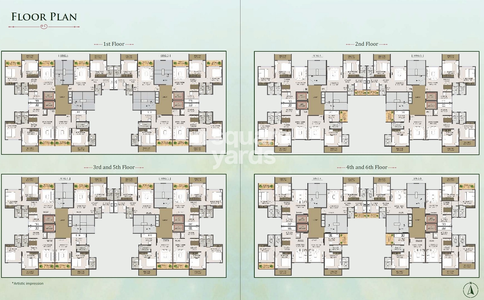 Shikara Pride Floor Plans