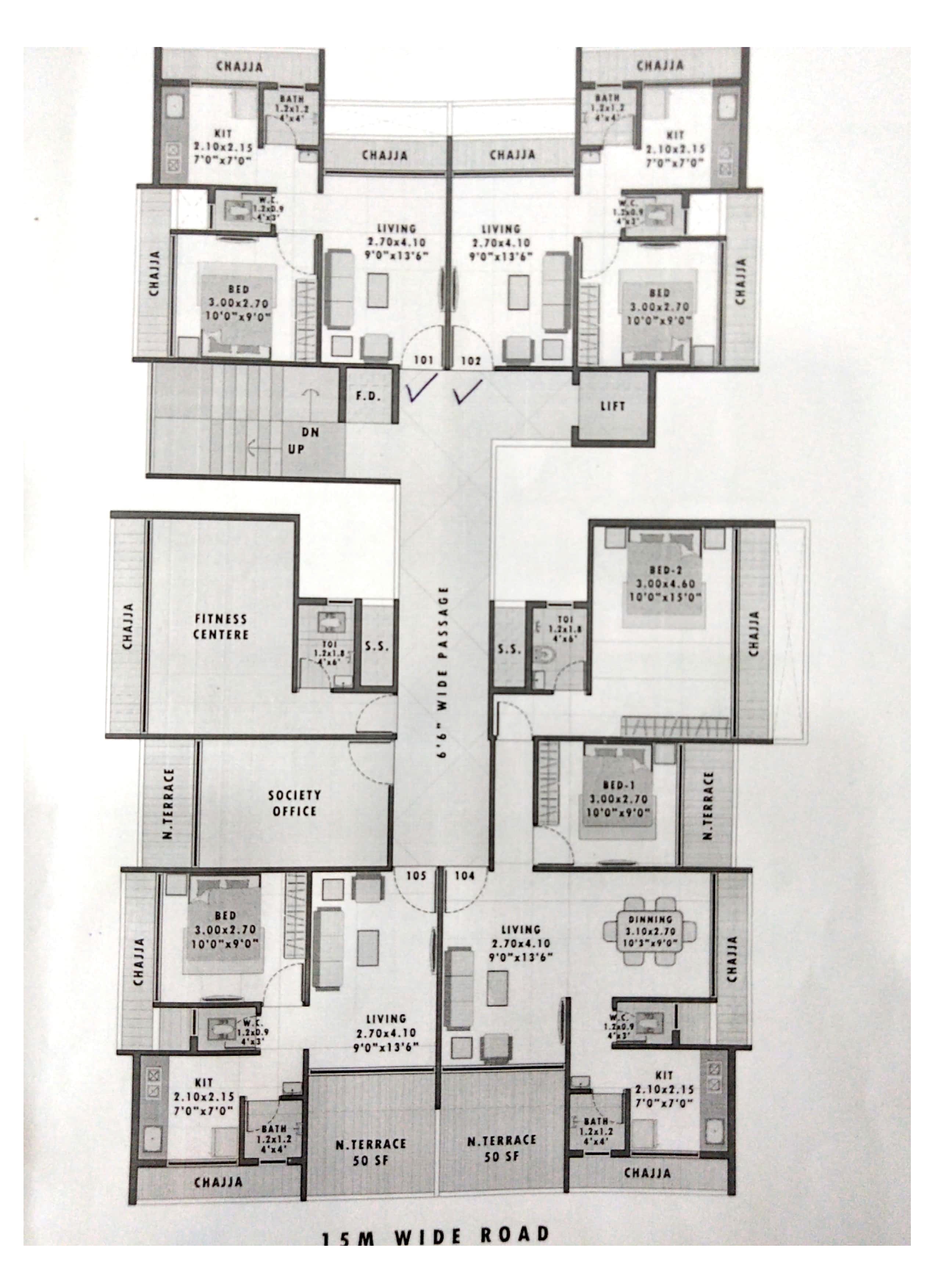 Shiv VLC Shree Aaradhana Floor Plans