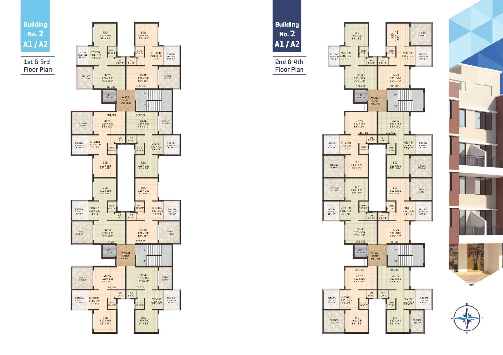 Shivkrupa Priyanshi Residency Floor Plans