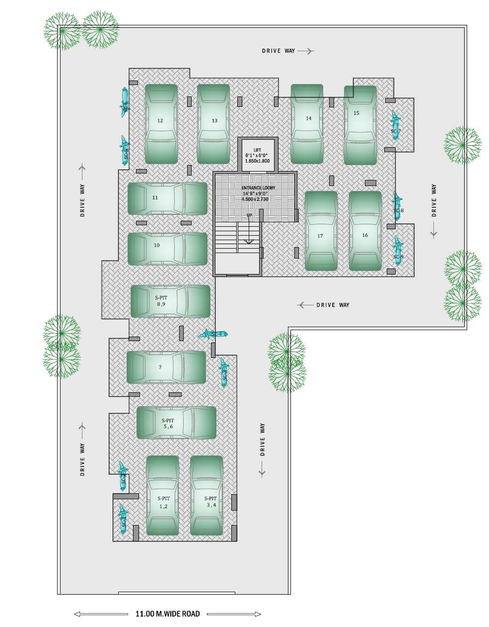 Shivparvati Shreeji Glacia Floor Plans 1