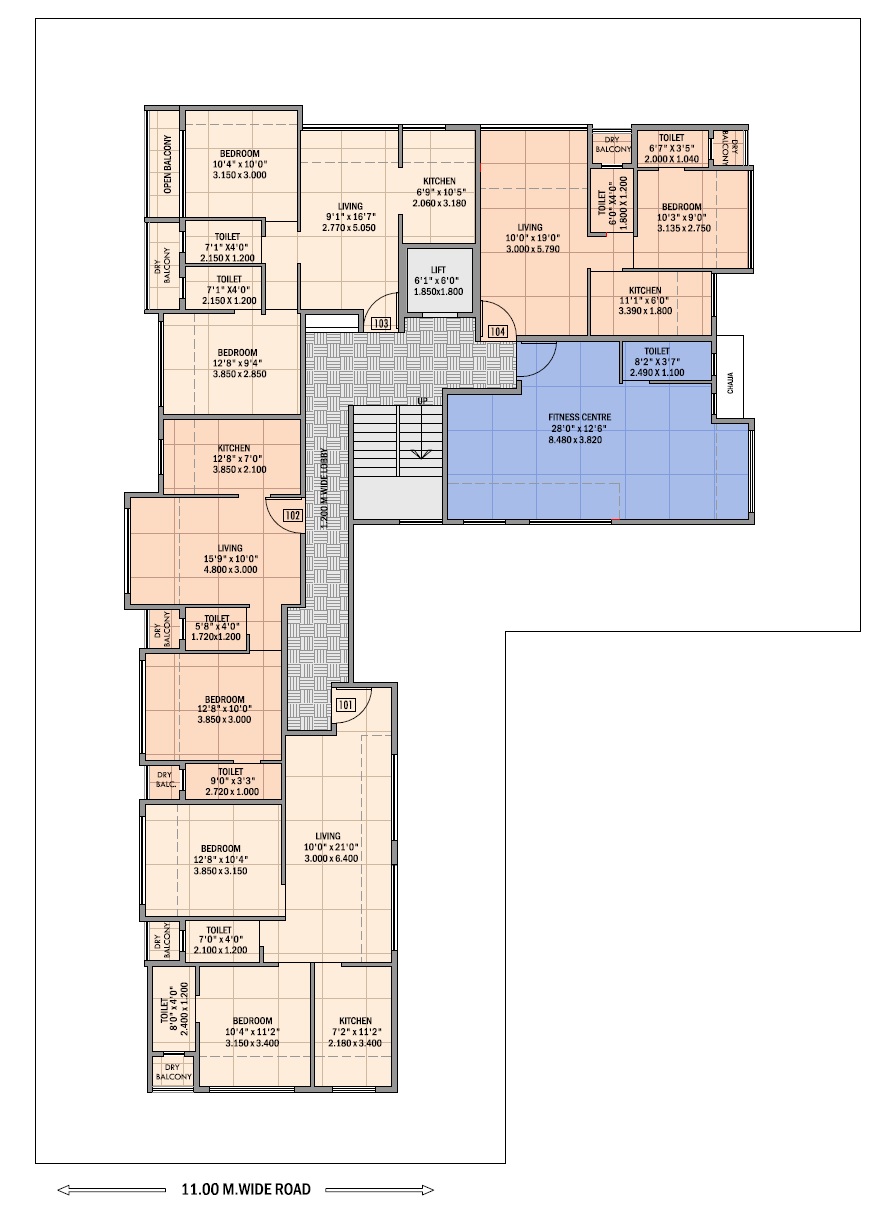 Shivparvati Shreeji Glacia Floor Plans