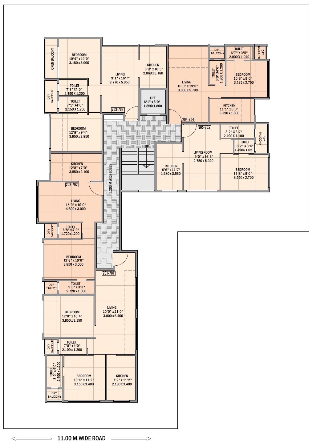 Shivparvati Shreeji Glacia Floor Plans