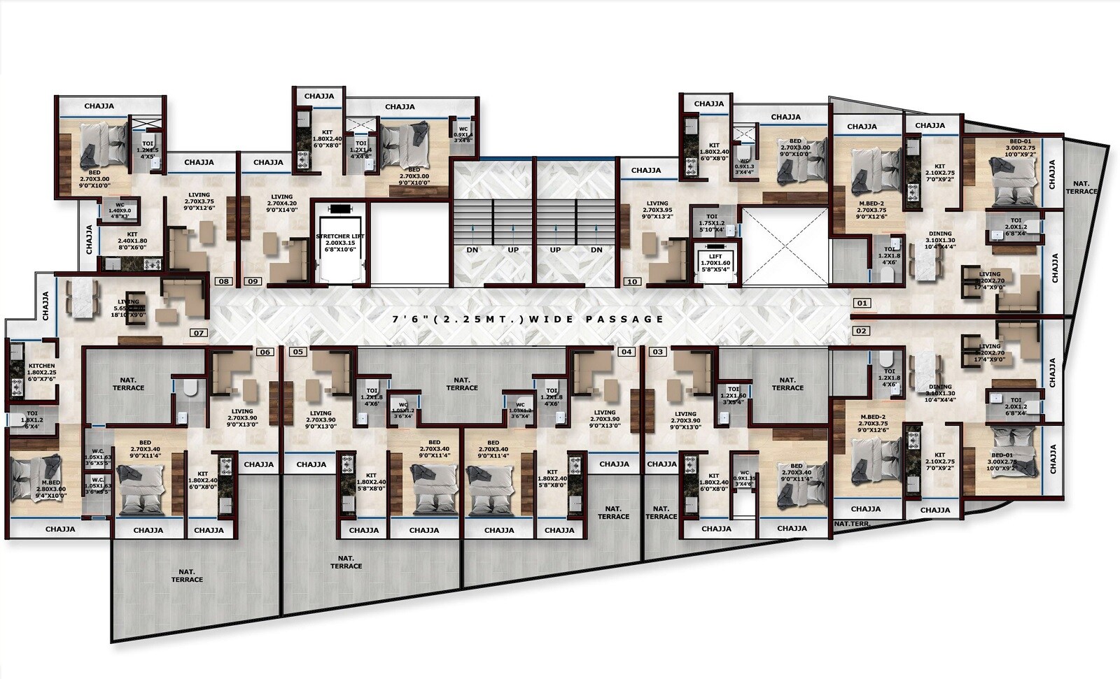 Shree Empire Pushpak Nagar Floor Plans 2