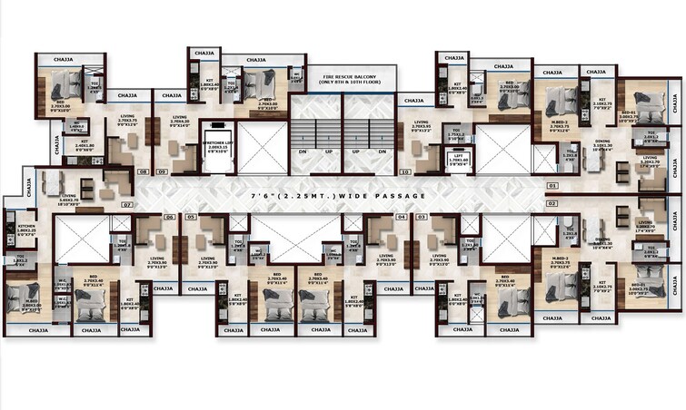 Shree Empire Pushpak Nagar Floor Plans 3