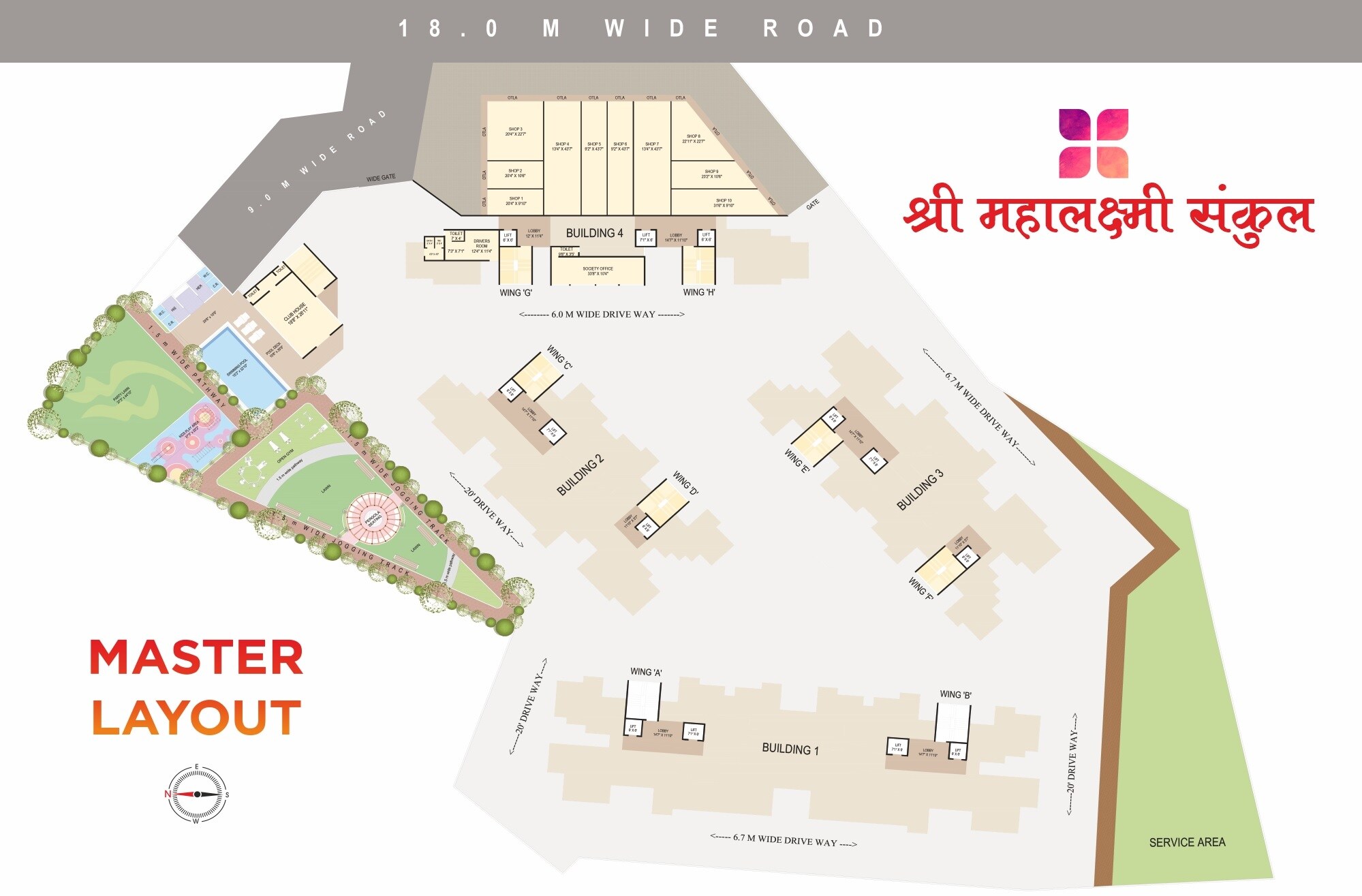 Shree Mahalaxmi Sankul Master Plan 1