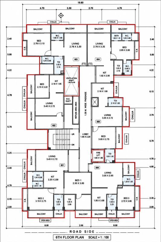 Shree Sagar Heights Floor Plans