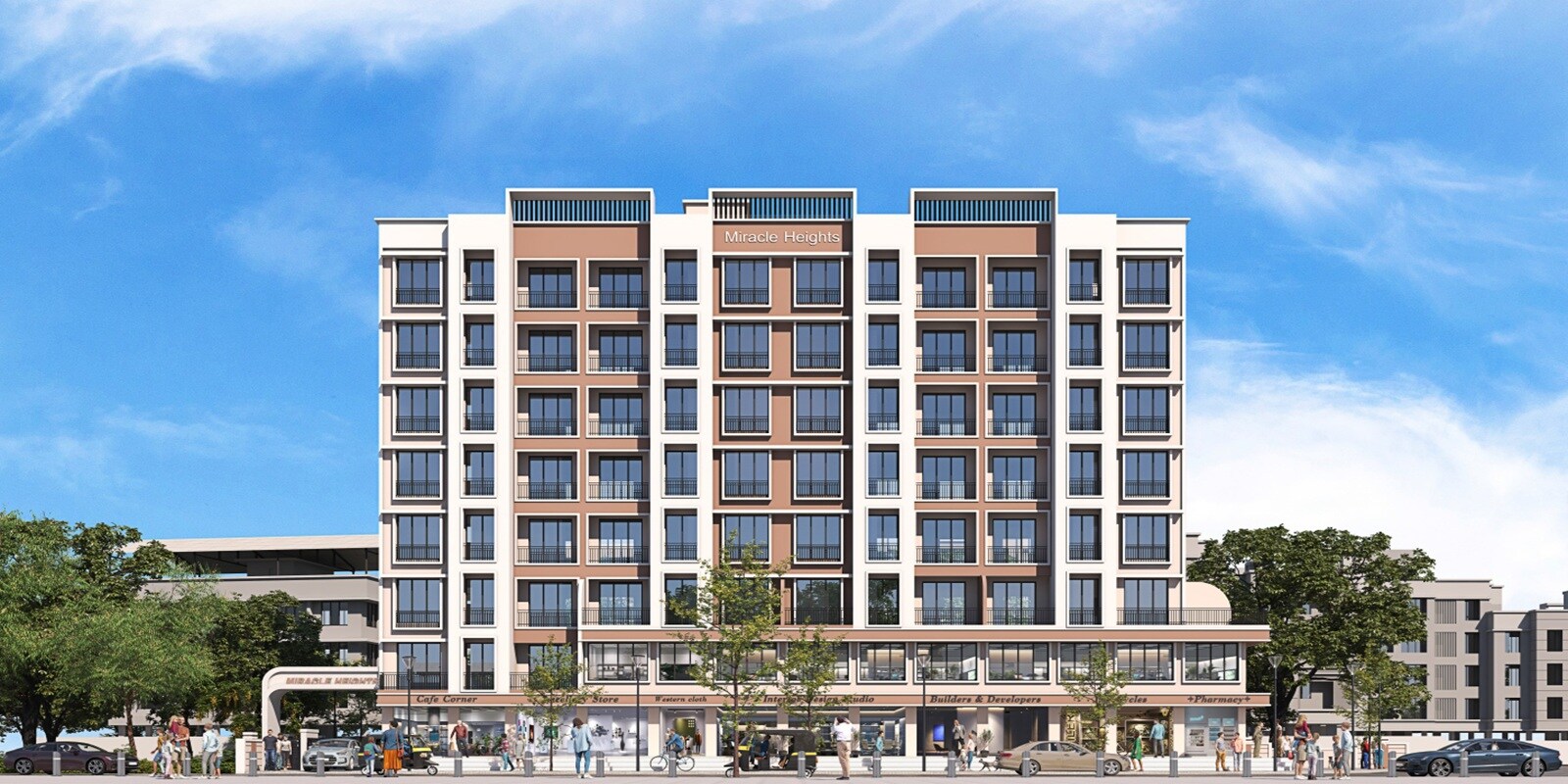 Shree Sai Miracle Heights residential project in Dhamote