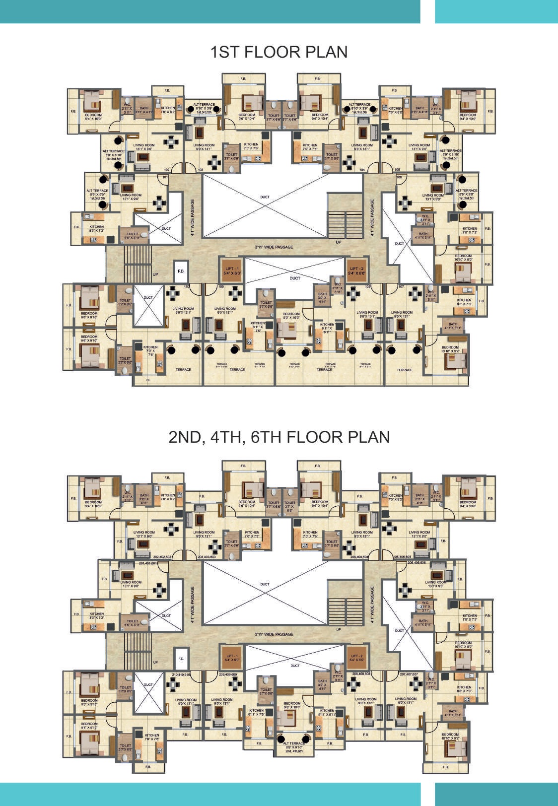 Shree Samarth Darshan Floor Plans