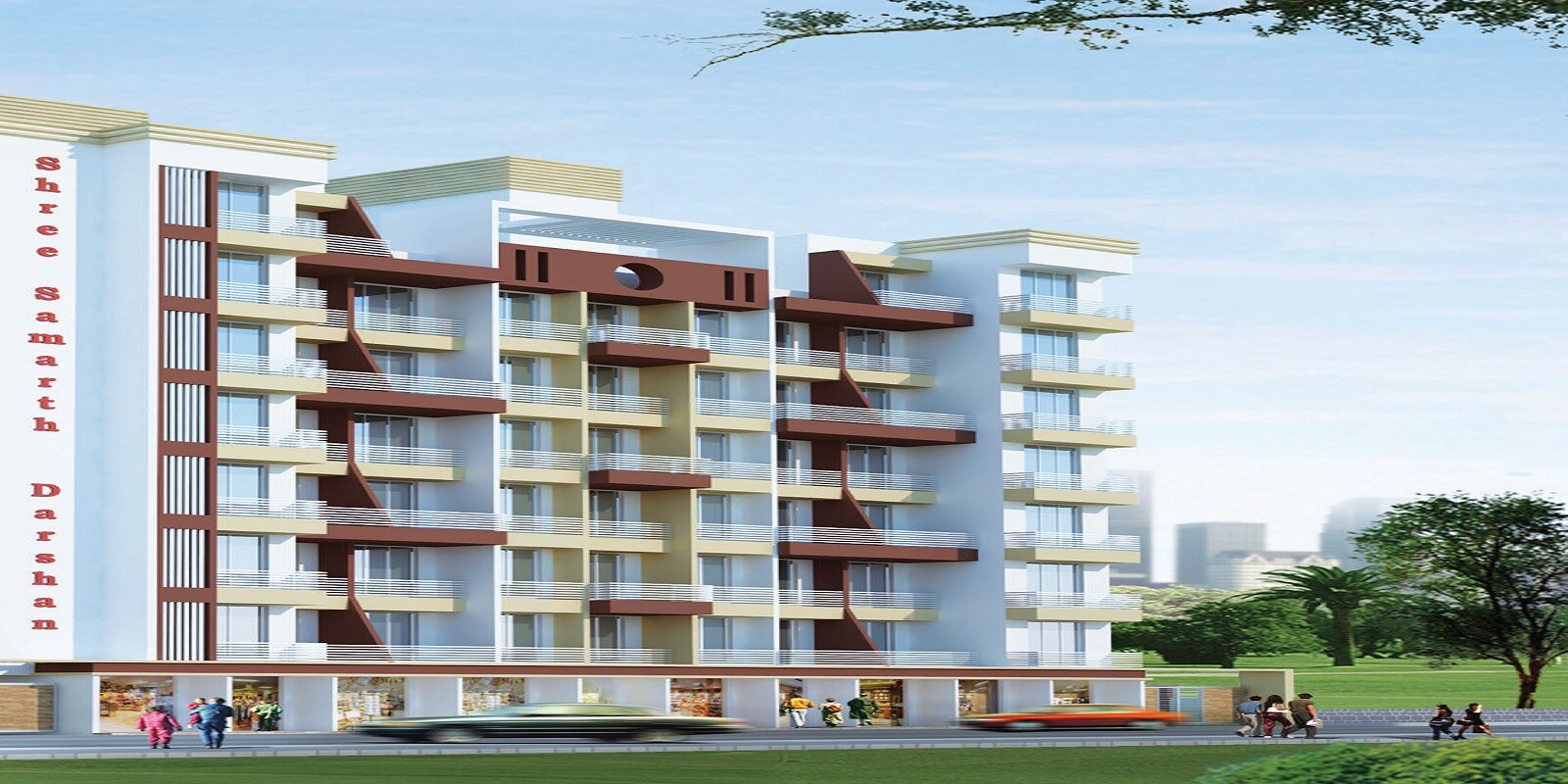 Shree Samarth Darshan residential project in Dhamote