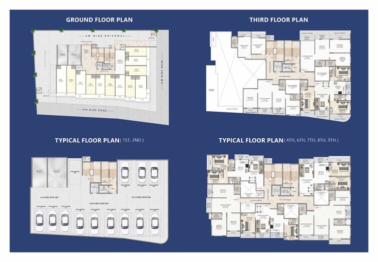 Shree Saraswati Coral Floor Plans