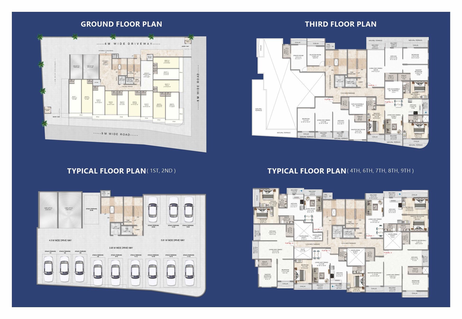 Shree Saraswati Coral Floor Plans