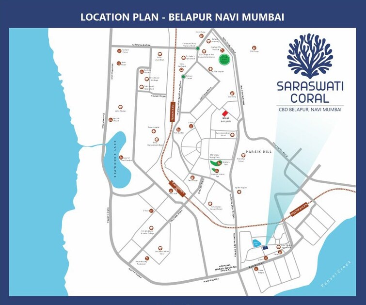 Shree Saraswati Coral Location Image