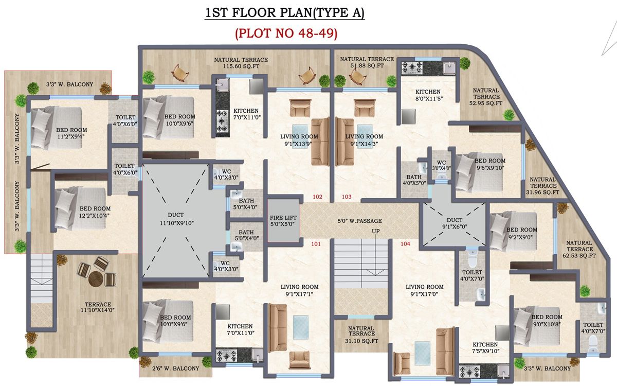 Shree Swami Darshan Floor Plans