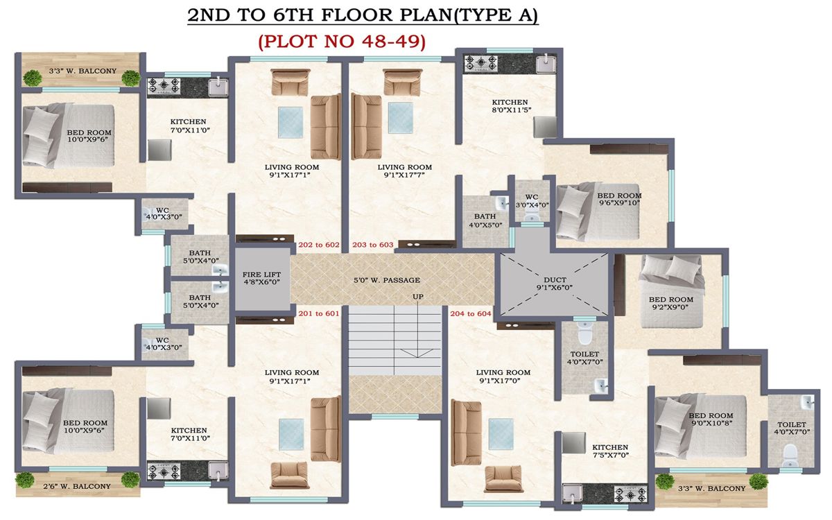 Shree Swami Darshan Floor Plans